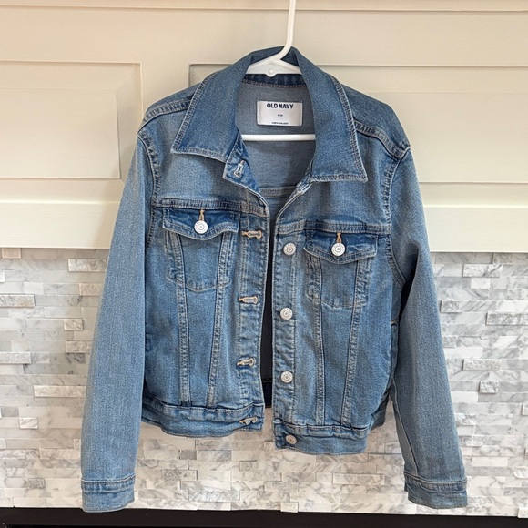 Old Navy Light Blue Denim Jacket - Picture 1 of 7